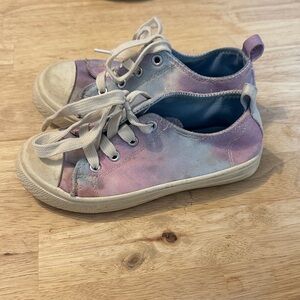 Kids Tie-Dye Canvas Sneakers